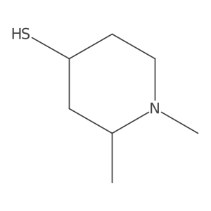 1,2-Dimethyl-piperidine-4-thiol结构式