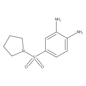 4-(Pyrrolidin-1-ylsulfonyl)benzene-1,2-diamine Structure