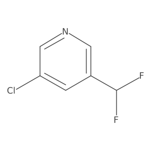 3-Chloro-5-(difluoromethyl)pyridine Structure