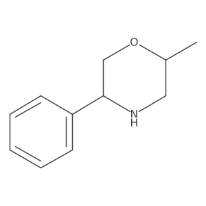 (2S,5R)-2-methyl-5-phenylmorpholine结构式