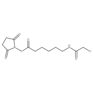 6-[(2-Chloroacetyl)amino]hexanoic acid 2,5-dioxo-1-pyrrolidinyl ester Structure