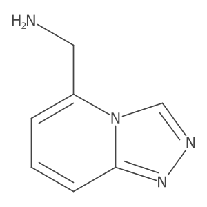 [1,2,4]Triazolo[4,3-a]pyridin-5-ylmethanamine结构式