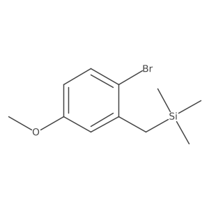 Benzene, 1-bromo-4-methoxy-2-[(trimethylsilyl)methyl]-结构式