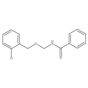 N-[(2-Chlorophenyl)methoxymethyl]benzamide结构式