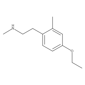 [2-(4-Ethoxy-2-methylphenyl)ethyl](methyl)amine结构式
