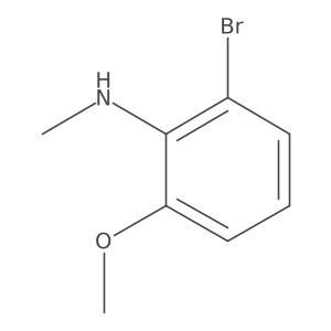 2-bromo-6-methoxy-N-methylaniline结构式