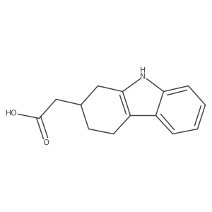 2-(2,3,4,9-tetrahydro-1H-carbazol-2-yl)acetic acid结构式