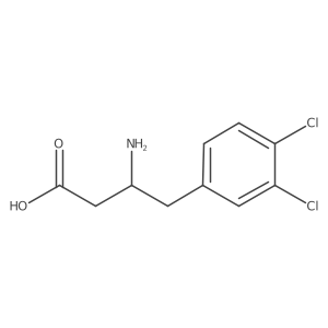 3-Amino-4-(3,4-dichlorophenyl)butyric Acid结构式