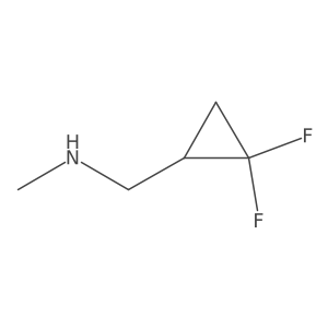 N-[(2,2-Difluorocyclopropyl)methyl]-N-methylamine Structure