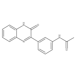 N-(3-(3-hydroxyquinoxalin-2-yl)phenyl)acetamide结构式