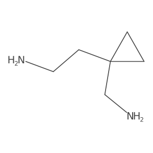 2-(1-(Aminomethyl)cyclopropyl)ethan-1-amine Structure