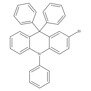 2-Bromo-9,9,10-triphenyl-9,10-dihydroacridine Structure