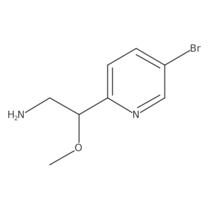 2-(5-Bromopyridin-2-yl)-2-methoxyethan-1-amine Structure