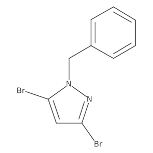 1-Benzyl-3,5-dibromo-1H-pyrazole结构式