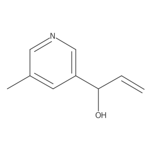 1-(5-Methylpyridin-3-yl)prop-2-en-1-ol Structure
