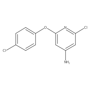 2-Chloro-6-(4-chlorophenoxy)pyridin-4-amine Structure