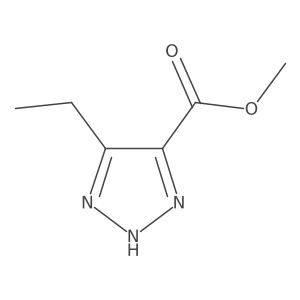 Methyl 5-ethyl-1H-1,2,3-triazole-4-carboxylate Structure