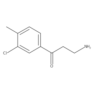3-Amino-1-(3-chloro-4-methylphenyl)propan-1-one Structure