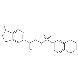 N-(2-hydroxy-2-(1-methylindolin-5-yl)ethyl)-2,3-dihydrobenzo[b][1,4]dioxine-6-sulfonamide Structure