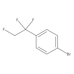 1-Bromo-4-(1,1,2-trifluoroethyl)benzene结构式