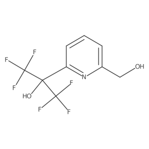 1,1,1,3,3,3-Hexafluoro-2-(6-(hydroxymethyl)pyridin-2-yl)propan-2-ol Structure