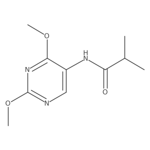 N-(2,4-dimethoxypyrimidin-5-yl)isobutyramide Structure