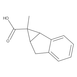 1-methyl-1H,1aH,6H,6aH-cyclopropa[a]indene-1-carboxylic acid Structure