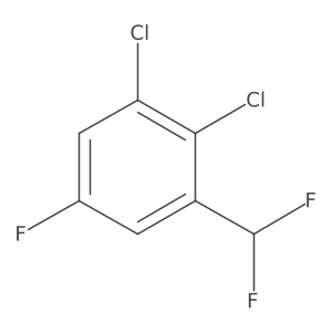 2,3-Dichloro-5-fluorobenzodifluoride Structure