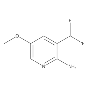3-(Difluoromethyl)-5-methoxypyridin-2-amine Structure