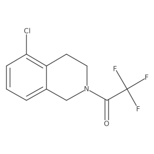 1-(5-Chloro-3,4-dihydro-2(1H)-isoquinolinyl)-2,2,2-trifluoroethanone结构式