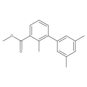 Methyl 3-(3,5-dimethylphenyl)-2-methylbenzoate结构式