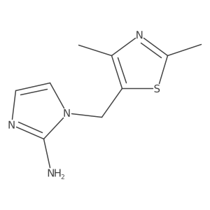 1-[(Dimethyl-1,3-thiazol-5-yl)methyl]-1H-imidazol-2-amine Structure