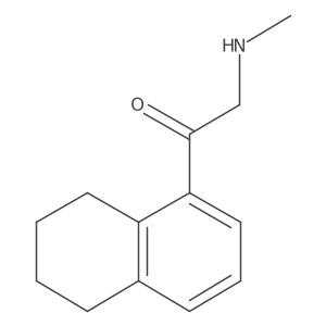 2-(Methylamino)-1-(5,6,7,8-tetrahydronaphthalen-1-yl)ethan-1-one Structure