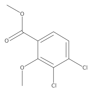 Methyl 3,4-dichloro-2-methoxybenzoate结构式
