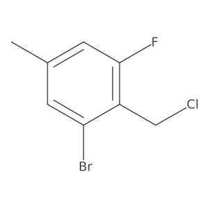 1-Bromo-2-(chloromethyl)-3-fluoro-5-methylbenzene Structure