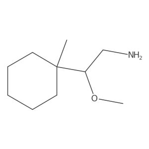 2-Methoxy-2-(1-methylcyclohexyl)ethan-1-amine Structure