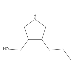 (4-Propylpyrrolidin-3-yl)methanol结构式