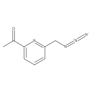 1-[6-(Azidomethyl)-2-pyridinyl]ethanone Structure