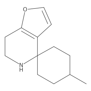 4-methyl-6',7'-dihydro-5'H-spiro[cyclohexane-1,4'-furo[3,2-c]pyridine] Structure