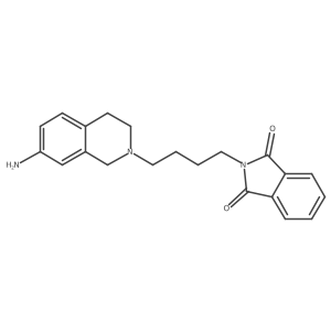 7-Amino-2-(4-phthalimidobutyl)-1,2,3,4-tetrahydroisoquinoline结构式