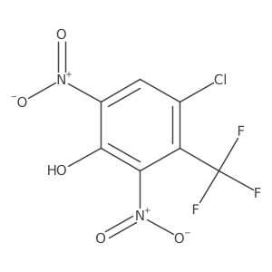 4-Chloro-2,6-dinitro-3-trifluoromethyl-phenol结构式