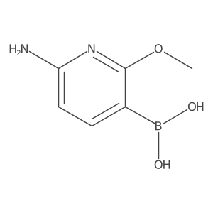 6-Amino-2-methoxypyridine-3-boronic acid Structure