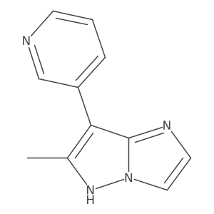 6-methyl-7-(3-pyridyl)-5H-imidazo[1,2-b]pyrazole Structure
