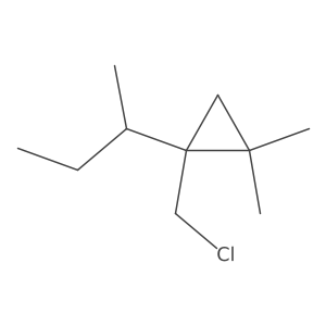1-(Butan-2-yl)-1-(chloromethyl)-2,2-dimethylcyclopropane结构式