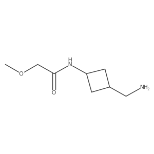 N-[3-(aminomethyl)cyclobutyl]-2-methoxyacetamide Structure