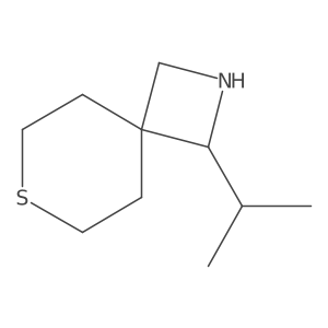 1-Isopropyl-7-thia-2-azaspiro[3.5]nonane结构式