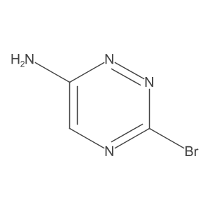 3-Bromo-1,2,4-triazin-6-amine结构式