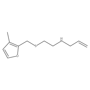 (2-{[(3-Methylfuran-2-yl)methyl]sulfanyl}ethyl)(prop-2-en-1-yl)amine Structure