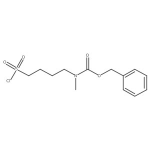 benzyl N-[4-(chlorosulfonyl)butyl]-N-methylcarbamate Structure