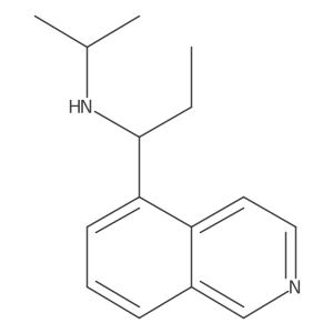 [1-(Isoquinolin-5-yl)propyl](propan-2-yl)amine结构式